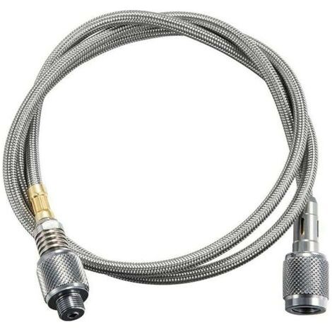 Adaptateur de poêle à gaz 1pièce Tuyau de Camping en Plein air Ligne de raccord de la tête (1/4)
