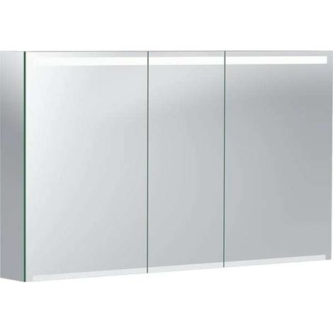 Geberit Option Armoire de toilette avec éclairage, trois portes, (1/5)
