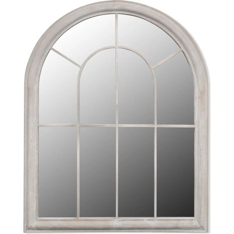 Miroir de jardin Luxueux, Miroir mural d'arche rustique 69x89 cm Intérieur/extérieur OIB3202E (1/3)