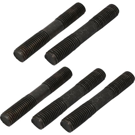 3/4' 'Gewinde 5' 'Länge Kohlenstoffstahl Double Fastoner Schwarz 5St (1/3)