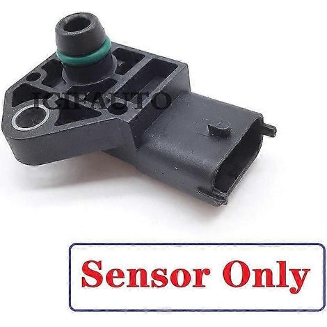 Capteur de pression absolue de suralimentation 2,5 bars et connecteur pour Vauxhall Opel Aatra Combo Corsa Meriva 1.7 CDTI 0281002487 (connecteur uniquement).