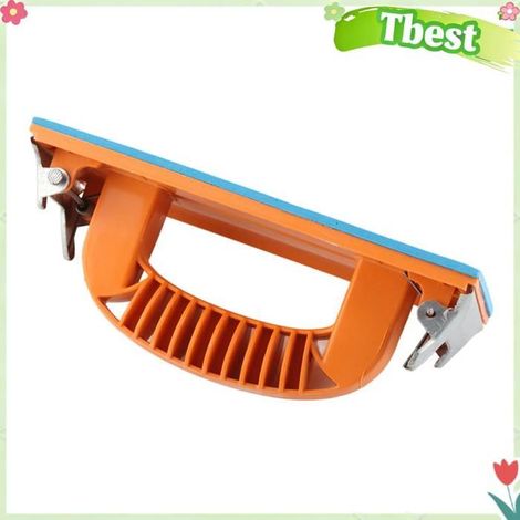 Tbest outil de ponçage à la main Support de ponceuse à main pour cloisons sèches, support de quincaillerie enduit Type creux (1/5)