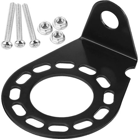 Support de prise de remorque stable avec jeu de vis, support de prise en acier inoxydable pour attelage de remorque 7 broches 13 broches Plaque de montage universelle pour accessoires de remorque (1/5)