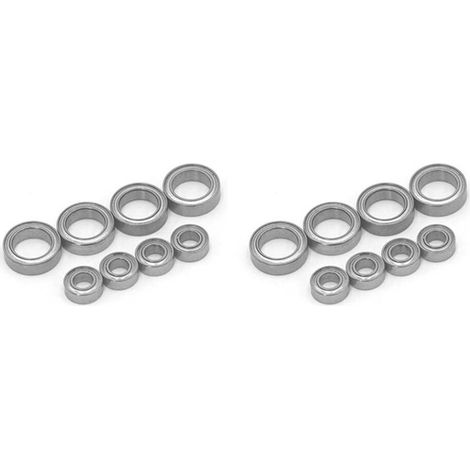 Set da 16 pezzi di cuscinetti a sfera 4x8x3mm e 8x12x3.5mm per auto HSP Himoto E18 in scala 1/18 A949 A959 A969 A979 A959-B (1/2)