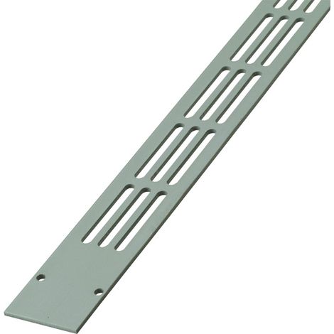 Renson – Grille aération VMC plate 475x20mm en aluminium – Circulation d'air efficace – Installation simple – 478303