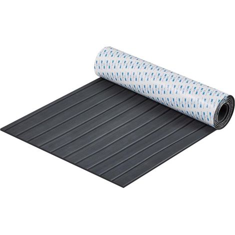 Revêtement de Sol Bateau Tapis Marin Mousse EVA Autocollant Antidérapant pour Yacht Kayak Ponton 2400x600x6 mm 1,44 m² (1/5)