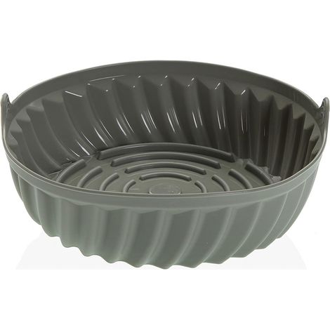 VERSA molde freidora aire silicona redondo 22 cm , Molde freidora aire silicona redondo 22cmMarca VersaMolde para freidora de aire realizado en de silicona libre de BPA con