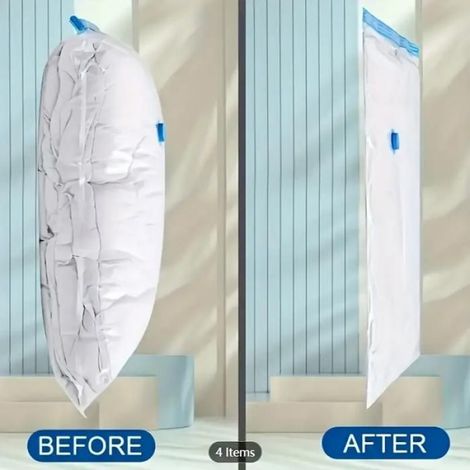 Ensemble de 1/3/6 sacs de rangement sous vide, idéal pour organiser et ranger vos placards et autres espaces de rangement. (1/5)