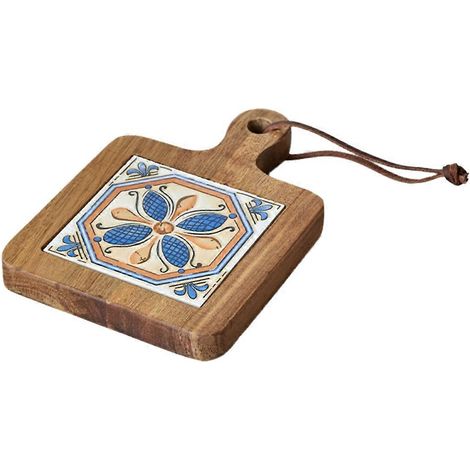 Dessous de plat isolants en bois massif, sets de table rétro pour la maison A-- (1/5)