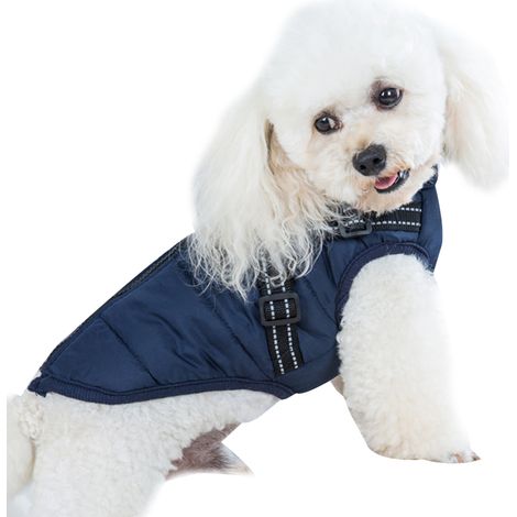 1 Manteau chien, imperméable, doublure laine, fermeture éclair, hiver neige (1/5)