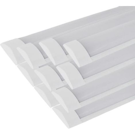 Silamp – Pack de 10 réglettes LED 150cm 60W – Blanc neutre 4000K – Branchement direct 220V – Éclairage puissant pour grands espaces (1/6)