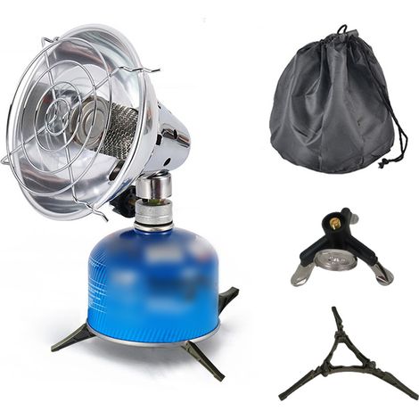Mini-Gas-Campingheizgerät, schnelle und effiziente Heizung, tragbares Zeltheizgerät mit Aufbewahrungstasche. (1/5)