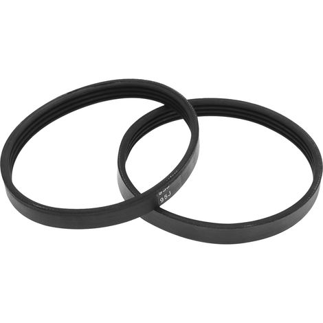 Pack of 2 4PJ240 Drive Belt Compatible with 900W MSBS900 Belt Sander Rubber Replacement Belt Closed Loop 9.36mm Width 240mm Circumference (1/5)