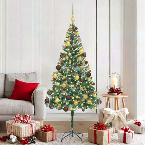 Künstlicher Weihnachtsbaum Grün 180 cm PVC und Stahl (1/5)