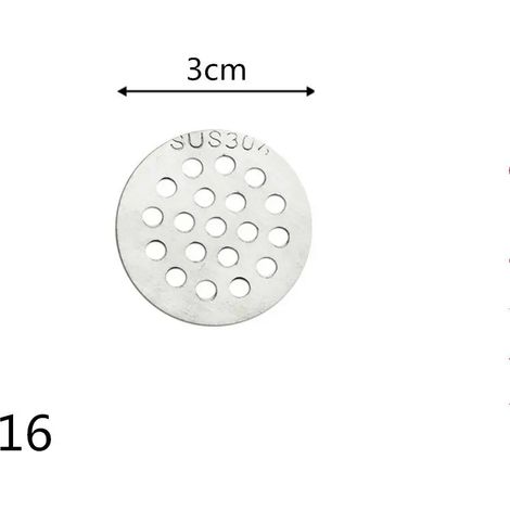 (16-3cm)1Pc Round 304 Stainless Steel Sink Strainer Drains Cover Hair Filter Kitchen Bathroom Balcony Toilet Sewer Isolation Net (1/4)