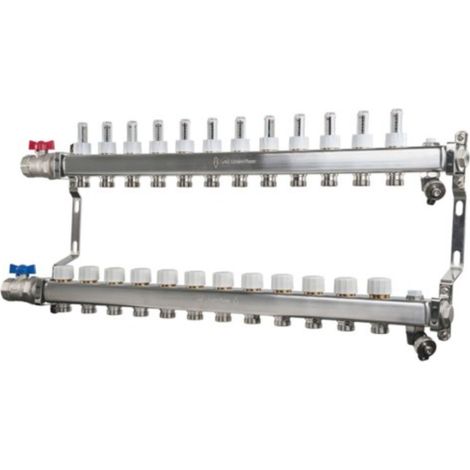 John Guest Speedfit UFH Euroconus Manifold BVAL 12 Port JGUFHMAN12E For Heating