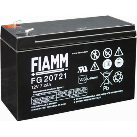 Fiamm batteria piombo ricaricabile 12V 7,2Ah - FG20721