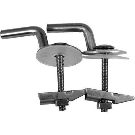 Duravit Scharnier-Set f Sitz ohne Absenkautomatik, Edelstahl