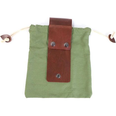 Sac de cueillette pliable vert pour les légumes du jardin, le camping et la randonnée (1/5)