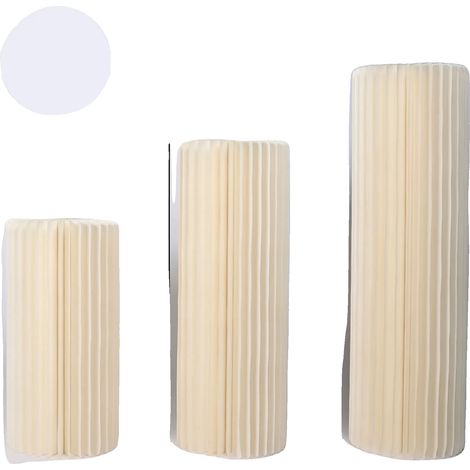 Supporti per buffet, in PVC trasparente, design robusto ed elegante, colore bianco, 60, 80, 100 (1/2)