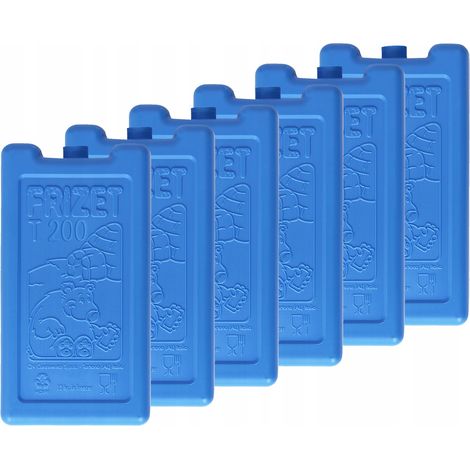 Inserti refrigeranti per borsa termica da viaggio, 6 x 200 ml (1/3)