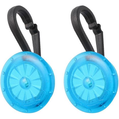 Mini lampes stroboscopiques LED à pince (lot de 6) pour équipements de sécurité lors de sports de plein air nocturnes (1/5)