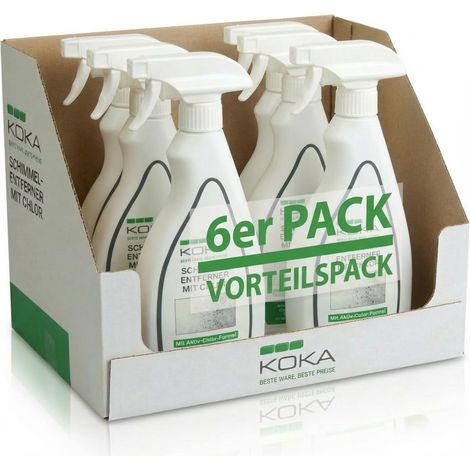 6x Schimmelentferner mit Aktiv-Chlor-Formel je 500ml (1/5)
