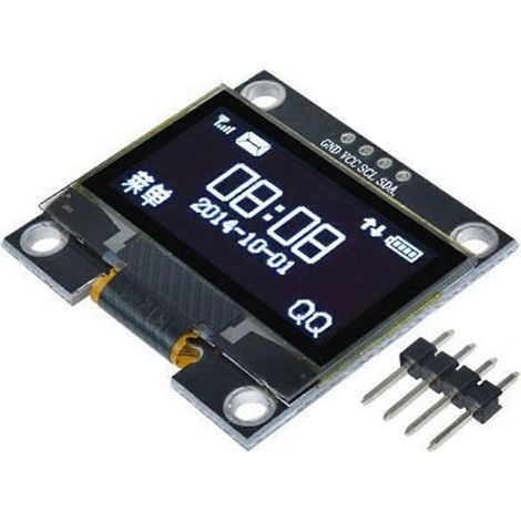 1,3-Zoll-OLED-Displaymodul 4-PIN I2C IIC Kommunikation für--