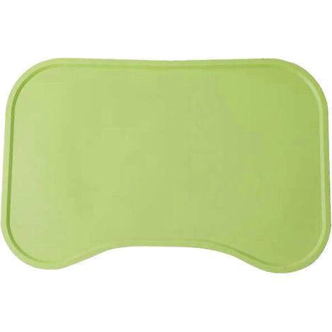 Tapis pour gamelle, tapis de table, tapis pour fontaine à eau, imperméable, accessoires pour chiots et chats-Green