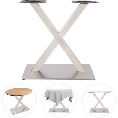 Patas de mesa de acero inoxidable Pata de mesa Pata de mesa en forma de X Deslizador de mesa (1/5)
