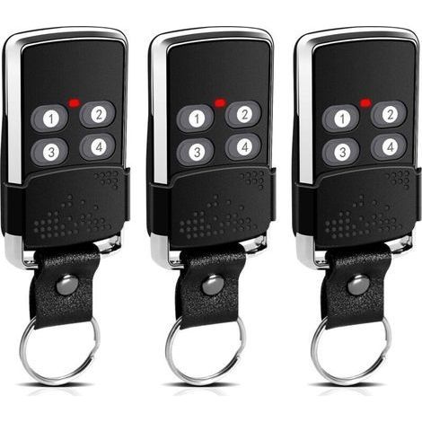Télécommande de porte de garage 433,92 MHz - Compatible avec Wisniowski EL11Q, EL12Q, EL13Q, EL17Q ELN - Code tournant 4 canaux (3) (1/4)