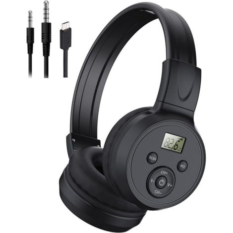 Écouteurs radio FM personnels rechargeables et portables avec une réception optimale, récepteur radio FM pour les réunions, le travail quotidien, la randonnée et le jogging (1/5)
