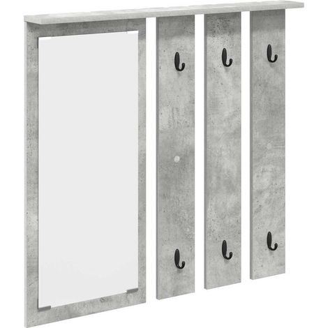 Maison Exclusive - Wandmontierter Kleiderständer Betongrau 84 x 1