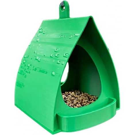 Hängendes Vogelfutterhaus, großes Fassungsvermögen, für den Außenbereich, Vogelhaus, Garten, für Spatzen, Balkon, Hof, Veranda, Grünfläche (1/5)
