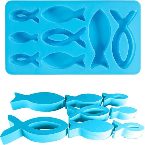 Molde de silicona con forma de pez (1/5)