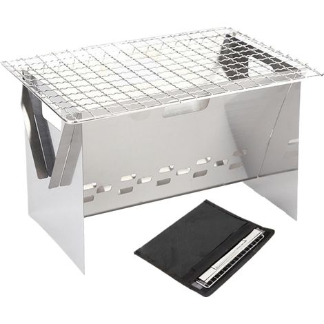 Grill De Camping - Équipement De Cuisson Pliable Avec Sac De Transport - (1/5)