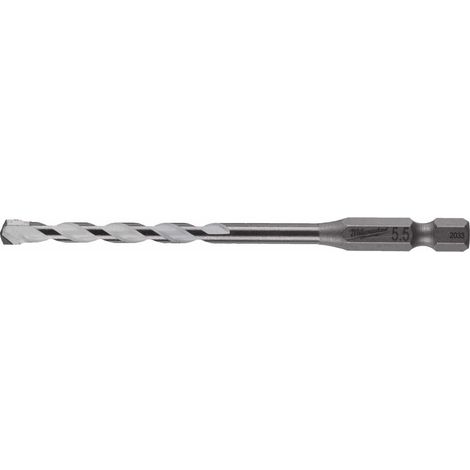 Milwaukee 5,5 x 100 mm SHOCKWAVE Multimaterial Bohrer 1/4 Hex (1/2)