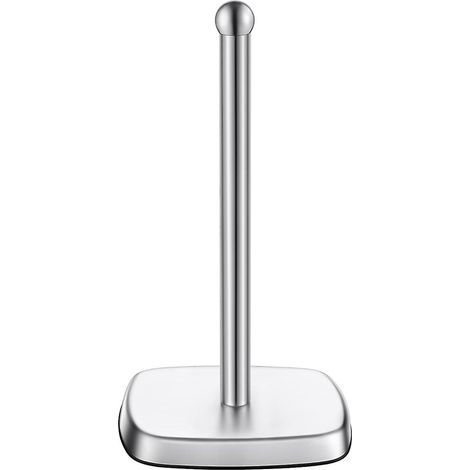 Porte-rouleau de papier essuie-tout pour plan de travail, support de rouleau de cuisine sur pied avec ventouses, sans papier essuie-tout (1/5)