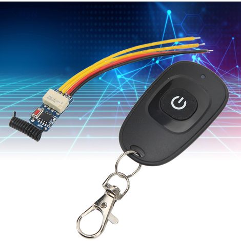 Télécommande Relais Mini 433,92 MHz avec Temporisation, Émetteur Récepteur 3,5V-12V DC (1/5)