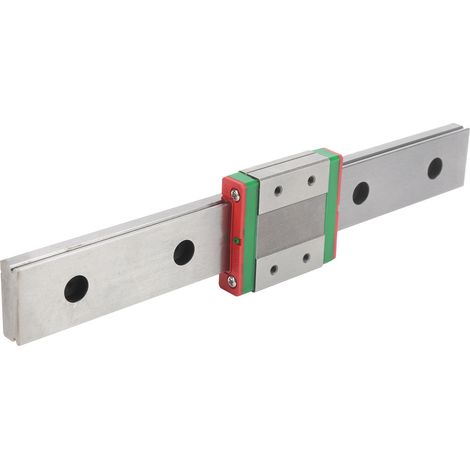 Rail de guidage linéaire miniature en acier inoxydable MGW12C‑200‑1R (1/5)