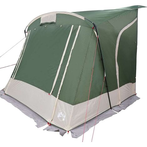vidaXL Tente avec toit Autre Vert et Noir 285 x 255 x 245 cm Polyester