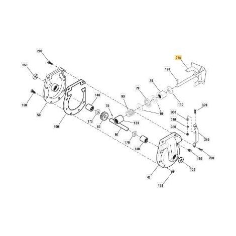 TURBINA DE POTENCIA DE NIEVE ORIGINAL STIGA - 1812-2452-01
