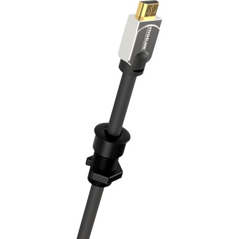 Vivolink Solution for cables through desks black large up to 55 mm, VLDG22L-B