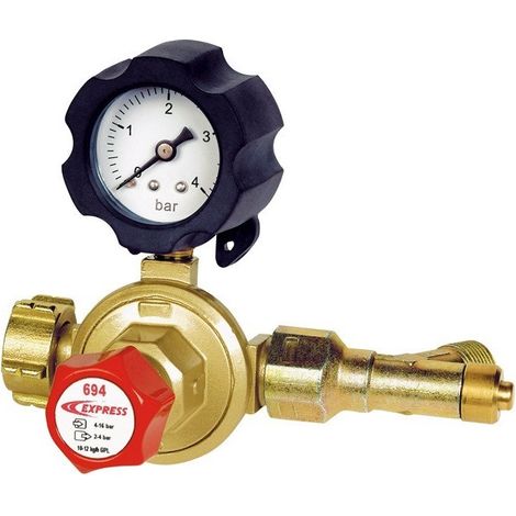 Propan-Druckminderer mit Manometer