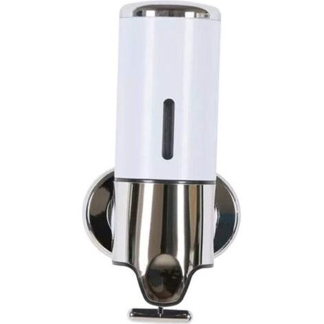 500 ml weißer, manueller Wandseifenspender aus Kunststoff für Küche/Badezimmer (1/4)