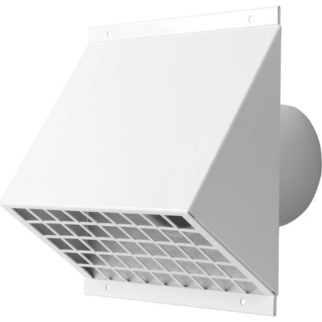 Kermi x-well Wetterschutzgitter NW 180, Aluminium, weiß RAL 9016 - Y2401180011K