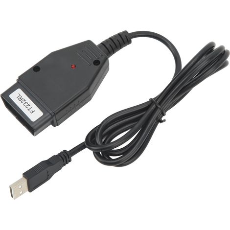 Interface de diagnostic OBDII avec câble USB, outil de diagnostic de remplacement pour calculateur Fiat. (1/5)