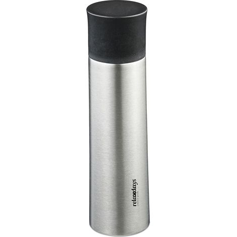Botella de acero inoxidable de 500 ml con vaso. (1/5)
