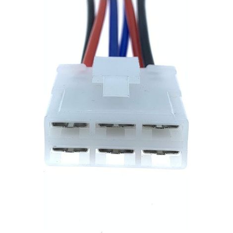 7123-2262 Fiche pour appareils ménagers et connecteur automobile série 6.3 DJ7062E-6.3-11/21 -- Fiche simple