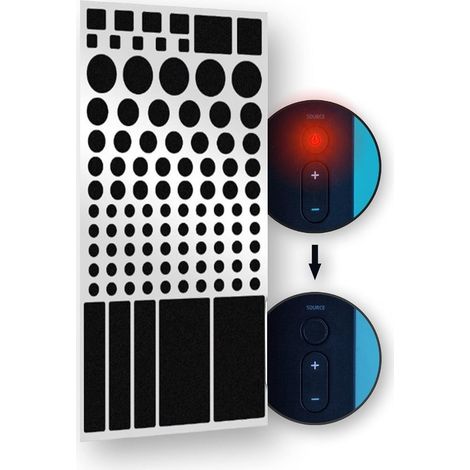 Adesivi oscuranti 100% blocco luce LED Ipersensibilità Comfort del sonno (1/5)